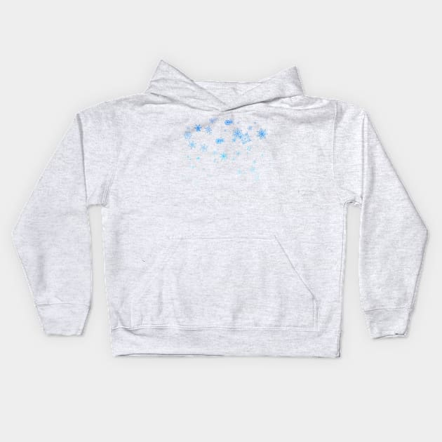 Snowflake Pattern Kids Hoodie by LaurenPatrick